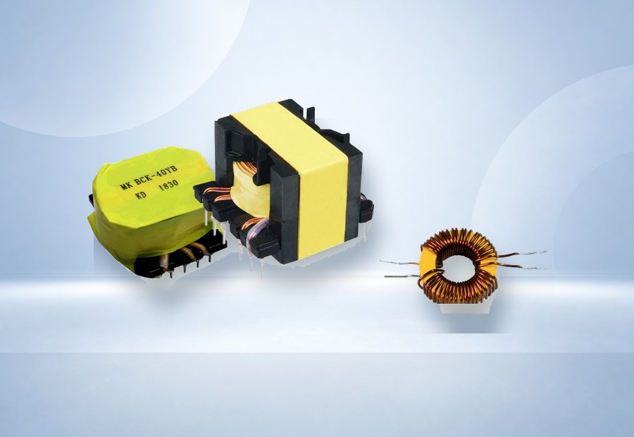 Magnetic components including transformers and toroidal inductors